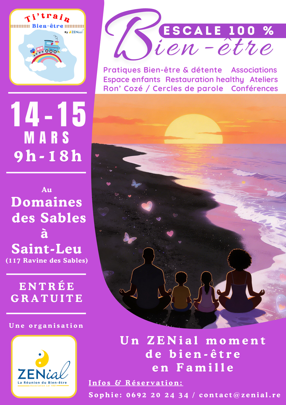 Le « Ti Train » Bien-être à Saint-Leu