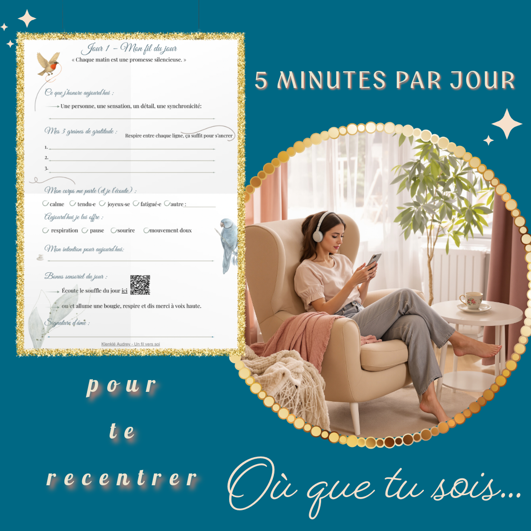 Journal de Gratitude - 5 min par jour - Un Fil Vers Soi