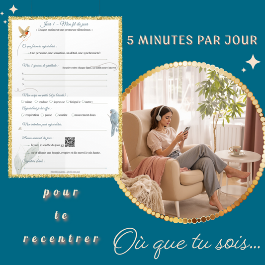 Journal de Gratitude - 5 min par jour - Un Fil Vers Soi