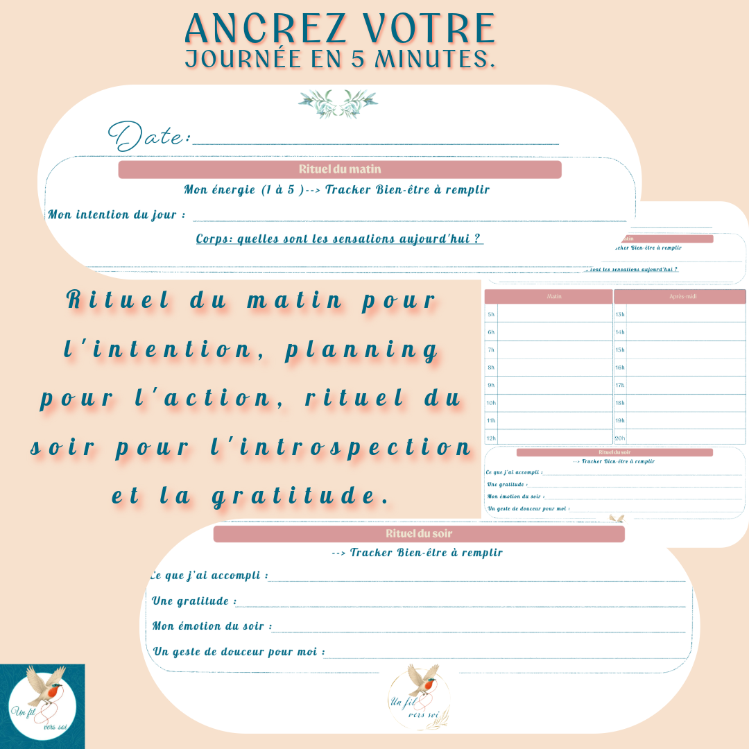 Ancrez votre journée en 5 minutes - Un Fil Vers Soi